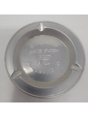 Vintage Sinclair Gas & Oil Station Advertising Dino Chrome Ashtray Trinket Dish